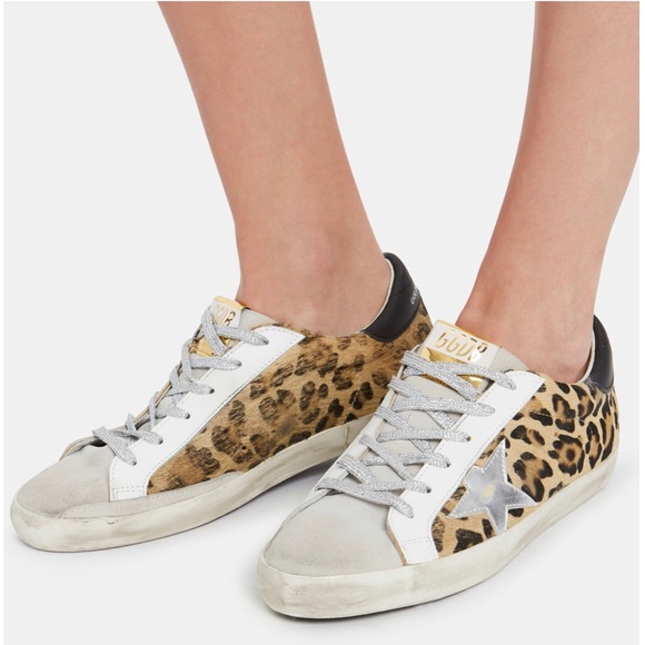 Golden Goose Shoes - Golden Goose Superstar leopard low-top sneakers